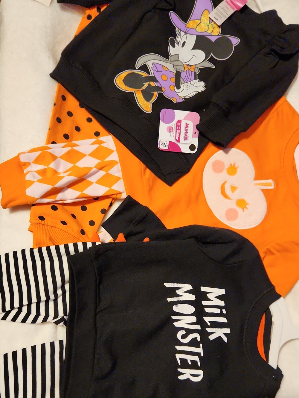 Cat & Jack & Disney Minnie Mouse, Baby 12 Months, Fall, Halloween Outfit Set